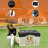 PJYuCien Dog Playpen Mesh Top Cover, Fits 36 Inch 4 Panels Plastic Exercise Pet Pen, Black