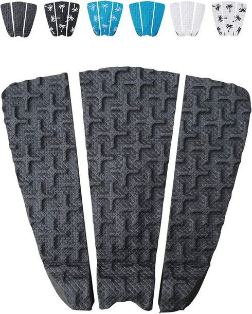 Ho Stevie! Premium Surfboard Traction Pad - 3 Piece, Full Size, Maximum Grip, Strongest 3M Adhesive, Foot Won't Slip