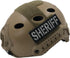 Reflective Laser Cut Sheriff Patch Small 4x1.4 inch Subdued Black for Tactical Vest Bags Backpacks