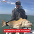 1/8 oz, 2.5" 4 Count Shrimplets | TPE Pre-Rigged with UV Glow | Small Shrimp for Under a Popping Cork | Redfish, Snook