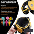 VIVAGLORY Yellow Sports Style Dog Life Jacket with Adjustable Durable Extra Flotation Swim Vest for Small Dogs
