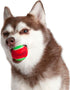 Midlee 1.5" Mini Squeaker Christmas Dog Tennis Balls - Red/Green Pack of 12