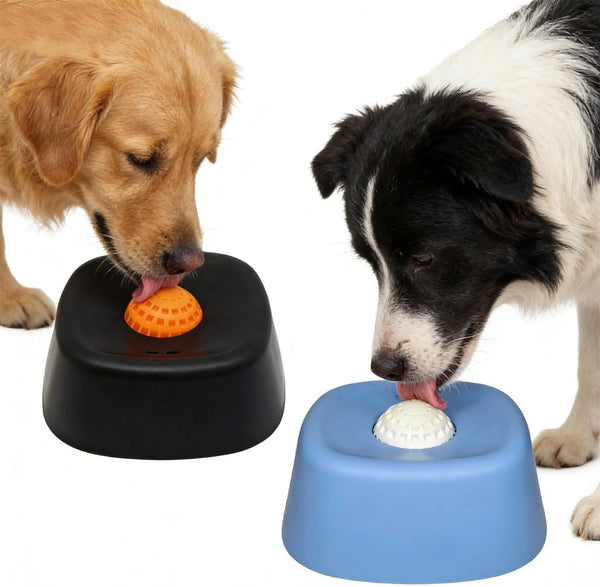 Slow Feeder Dog Bowls for Liquid Treat, Interactive Lick Bowl Anti-Slip Slow