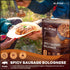 ALPINEAIRE 5.53 Oz 2 630 28g Backpacking 5 Pack 1 Foods Spicy Sausage Bolognese Premium Ready-to-Eat Freeze-Dried Meal