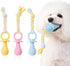 APLZGMG 3Pcs Pet Molar Clean Teeth Rubber Toy, Dog Pacifier With Rope, Dog