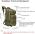 Small Tactical Backpack - Military Bug Out Survival Molle Army Go Bag for Hunting, Gym, Hiking, Camping (30L Green)