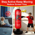 5-in-1 Set 63 4-12, Marwan Sports Kids Punching Bag with Gloves, Pump & Funnel Inflatable Boxing Bag for Kids Durable