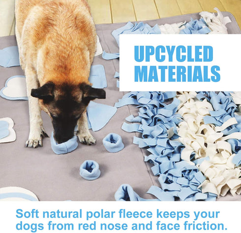 STELLAIRE CHERN (23.6" 39.4") Snuffle Mat for Small Large Dogs Nosework Feeding Mat x Easy to Fill and Machine Washable