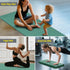 (74" 31.5" 0.32"), 8mm Foldable Yoga Mat Extra Thick & Large x x Double-Sided Non Slip & Lightweight Fitness Mat, Thick