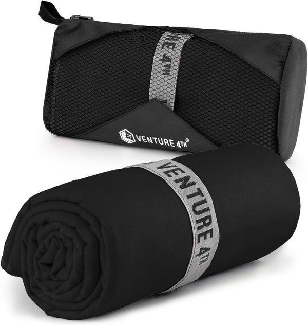 VENTURE 4TH Quick Dry Towel. Microfiber Travel Towel Ideal for Camping, Hiking,