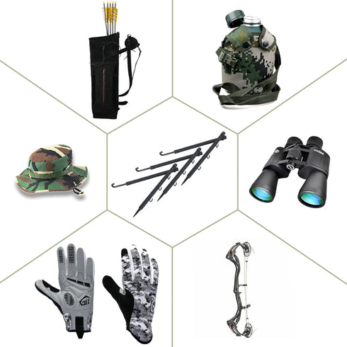Highwild Tree Stand Bow Hanger Gear Holder Accessory Hook - Pack of 3