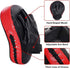 TLBTEK MMA Taekwondo Kick Shield - Muay Thai Karate Kickboxing Training Pads - Curved Leather Strike Shield