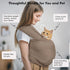Pawaboo Pet Sling Carrier for Small Dogs and Cats, Hands Free Dog Carriers Sling, Anti-Anxious Soft Cotton Front Facing