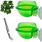 Chameleon Feeding Bowl with Suction Cup, 4Pcs Reptiles Feeder Water Bowls for Lizard Bearded Dragon Gecko