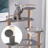 Trimmable Cat Scratching Post Carpet Covered 78.7”x15.8”, Self-Adhesive Replacement Parts Mat for Cat Tree Shelf