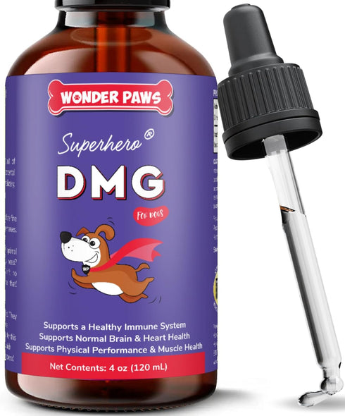 Premium DMG for Dogs - Liquid to Support Immune Health, Skin, Stamina, Muscles & Performance - 4oz