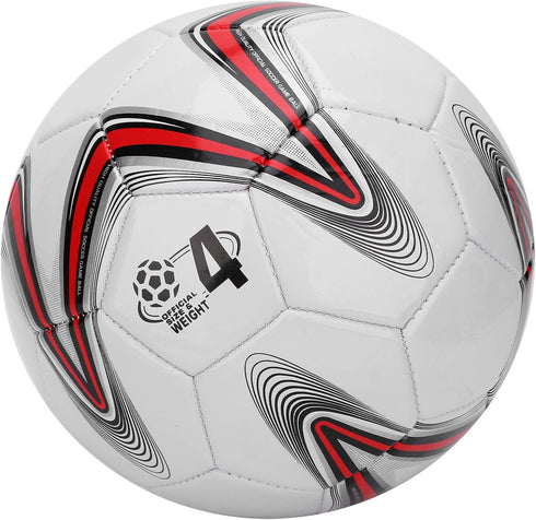VGEBY Size 4 PVC Soccer Ball with Rubber Liner, Inflatable Monthly, Suitable for Professional and Amateur Training