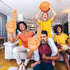 5 Pack 18 Inch 1 Giant Foam Finger We're Number DIY Hand Cheerleading Foam Fingers for Sports Cheer School Spirit Craft