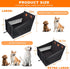 Petmarket Hammock Dog Car Seat for Large Medium Dogs with Seat Belt, Back Seat Extender for Dogs, Waterproof Dog Car