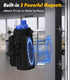 Bag,25oz/40oz/64oz 2 Nuovoware Water Bottle Carrier Bottle Pouch Holder,Adjustable Shoulder Hand Strap Pocket Sling