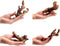 Set of 4 Small Natural Driftwood 4-6'' for Aquarium Styling, Reptile Tank Decor (Pack of 4)