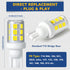 T10 Bulb 12-24V, 6000K Sailboat (2PCS) Wedge Base Boat Light LED White Marine Navigation Lights Replacement for Anchor