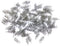 Honbay 100pcs Spring Twist Lock Fishing Hook Centering Pin for Soft Lure Bait Worm Crank