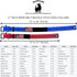 Dog Collars for Large Dogs - 2 inch Wide Personalized Collar with Metal Buckle American Flag Patch