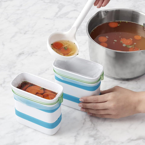 DCHENYUHA Frozen meal preparation bag container