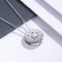 Pet Cremation Necklace for Dog - Sterling Silver Always in My Heart Paw Print Memorial Keepsake Pendant Urn Jewelry for