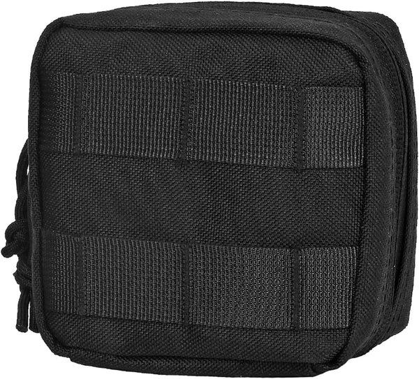 Tactical EDC Pouch Micro Molle Utility Pouch, Mini Knife, Compass, Flashlight Storage Bag for Outdoor