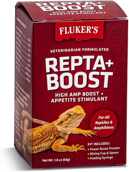 Fluker's Repta Boost, 50gm Insectivore and Carnivore High AMP Boost Reptile Supplement