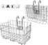 HOMEE Folding Rear Bike Basket - Wire Mesh Fold-Up Detachable Front Bag for Mountain Bike Accessories Cargo Rack