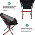 Ultra-Light Folding Camping Chair - 1.5 lbs All-Aluminum Frame, Lightweight Rip-Stop Fabric, Compact Storage
