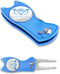 VISUALIZE Elite Switchblade Golf Divot Repair Tool Set with Ball Marker - Sturdy Anodized Aluminum