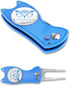 VISUALIZE Elite Switchblade Golf Divot Repair Tool Set with Ball Marker - Sturdy Anodized Aluminum