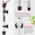 FEDOUR 50W 100W 300W Submersible Glass Aquarium Heater for Fresh and Salt Water (100W)