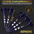 prowithlin Golf Tees 3 1/4 Unbreakable Acrylic, Plastic Golf Tees in Purple (50pcs)