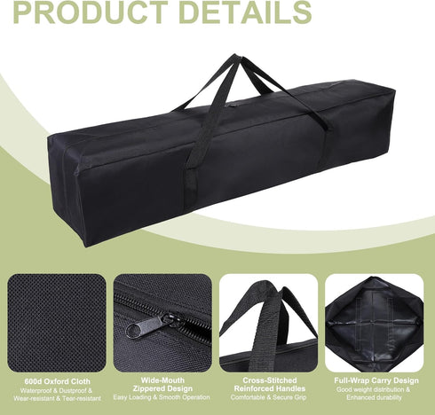 39 8 8 Inch (2 Pack, Camp Chair Replacement Bag, Camping Folding Chair Storage Bag Large Zippered with Handle Strap, x