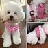 SuperBuddy Upgraded Soft Mesh Dog Harness, Lightweight Breathable Pet Harness for Outdoor Walking, Pink - Medium