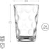 Home Essentials Set of 4 Juice Glasses, 7 oz Water Tumblers for Juice, Cocktails, Dishwasher Safe