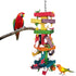 35" Extra Large Parrot Toys - Chewable Foraging Toys for Macaws, African Grey, Amazon Parrots - Durable Bird Cage