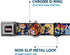 Dog Collar Seatbelt Buckle Nick 90s Rewind - Navy Blue, 11 to 17 Inches, 1.0 Inch Wide