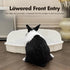 RUBYHOME Chinchilla 20 13.2 6 Rabbit Litter Box Large Bunny Guinea Pig Corner Litter Box Potty Trainer Bigger Pet Pan