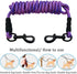 MayPaw 8FT/10FT Heavy Duty Dog Tie Out/Check Cord, Nylon Rope Training Leash for Small Medium Large Dogs