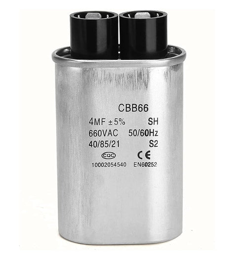 Golf Cart 4uF Capacitor - Fits E-Z-Go EZGO PowerWise II, Lester Replacement