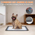 Dogs,24"x 24" Dog Pee Pad Holder for Small Non Slip Silicone Puppy Pad Holder with Magnetic Snaps Reusable High Edge