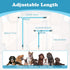 BWOGUE Pet Dog Cat Seat Belts, Adjustable Car Headrest Restraint Safety Leads Vehicle Seatbelt Harness (1 Pack)