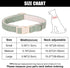 Cotton Hemp Dog Collar with Leash, Soft Adjustable Dog Collars with Plastic Safety Buckle, Heavy Duty Pet Collar for