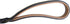 6 Foot Braided Leather Dog Leash with Traffic Handle, Two Handles for Training and Safety, Black 6ft x 3/4 Inch